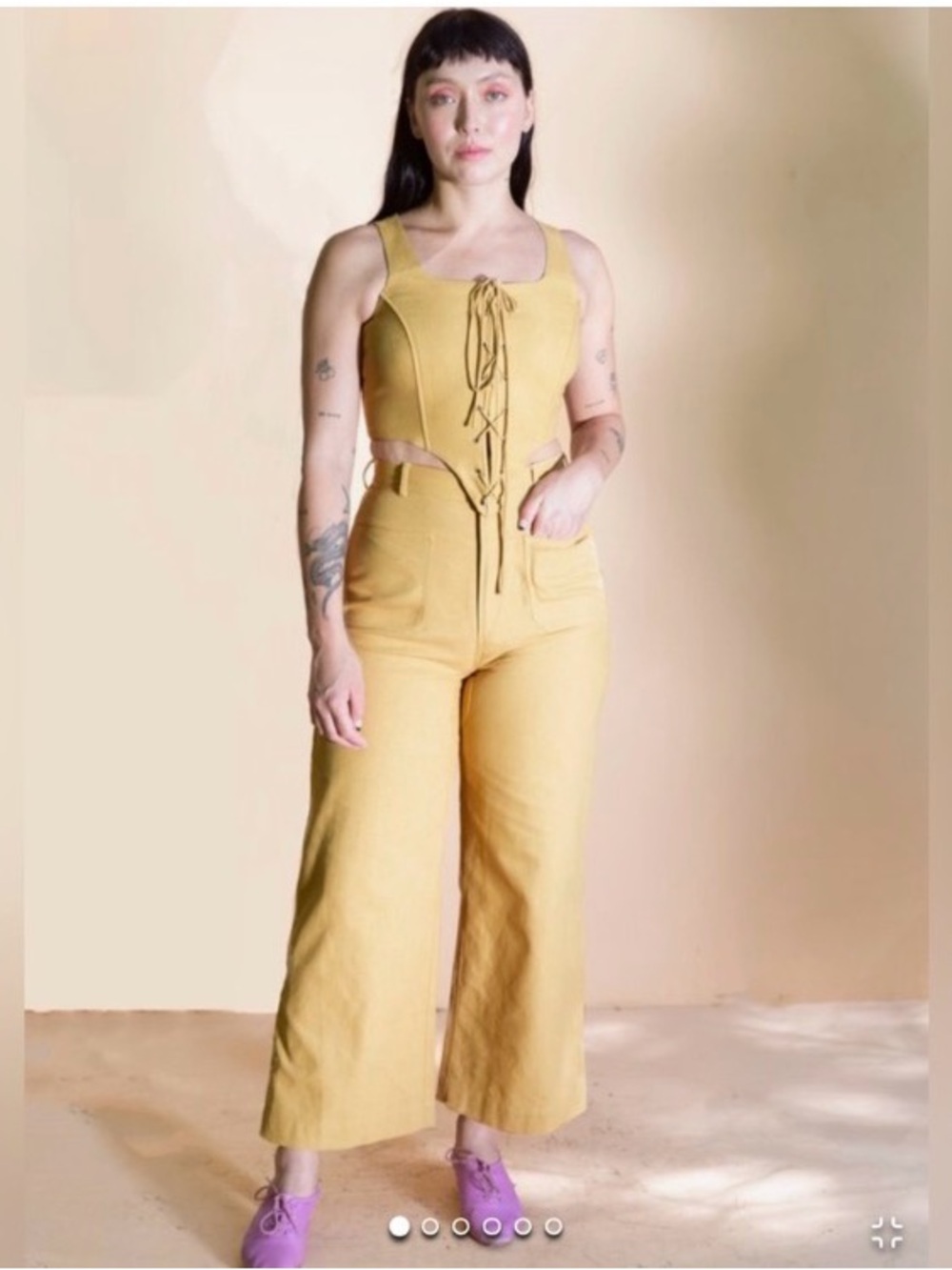 Samantha Pleet realm pant size 14-16 khaki